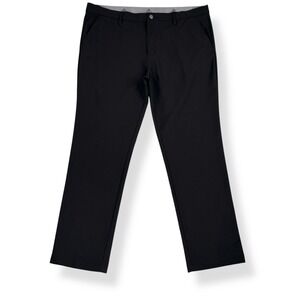 Adidas Pants Men 40x32 (ACTUAL 41x30.5)Black Performance Stretch Ultimate 365
